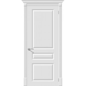 Дверь межкомнатная покрытая эмалью Модель №14 цвет белый