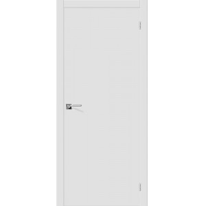Дверь межкомнатная покрытая эмалью Модель №10 цвет белый